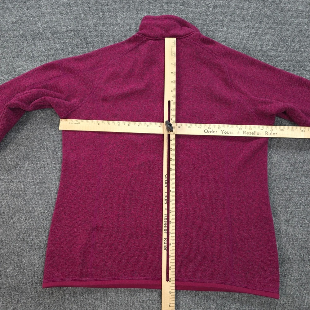 Patagonia Raspberry Half-Zip Teddy Fleece Pullover - Picture 9 of 13